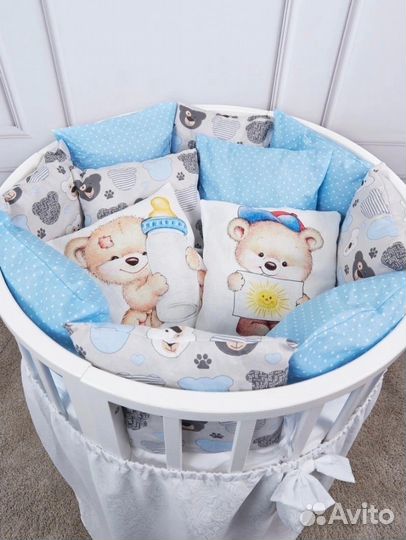 Бортики в кроватку