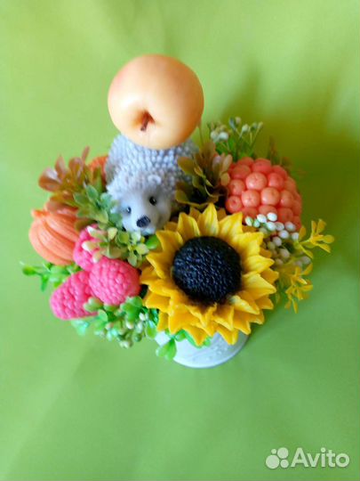 Букет из мыла ручной работы