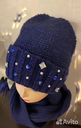 Шапка+снуд.Новый