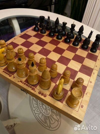 Деревянные шахматы СССР