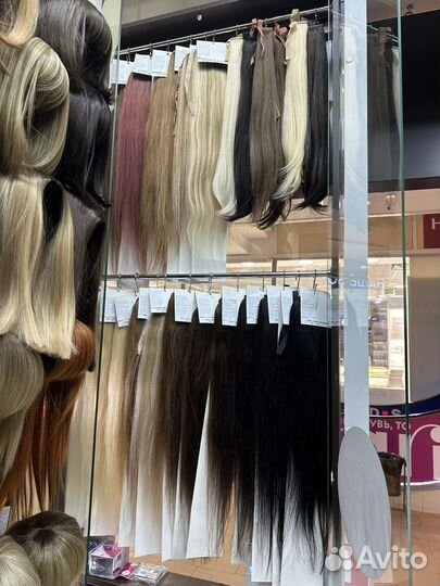 Шиньон из натуральных волос