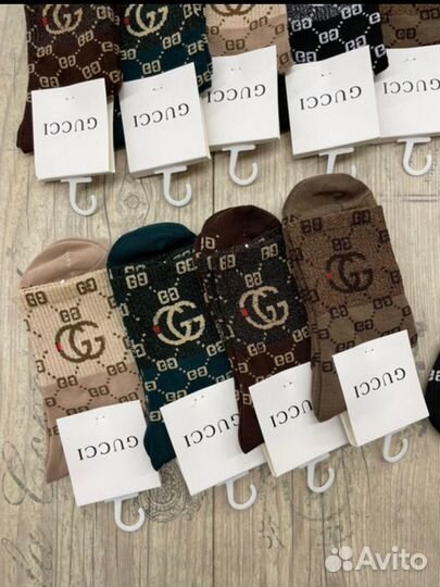 Носки женские брендовые хлопок dior, fendi,gucci