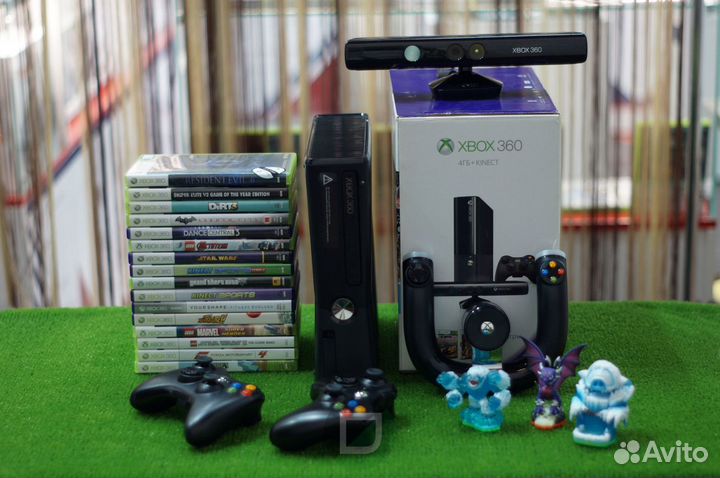 Xbox 360 Модель Slim + игры. Гарантия. Рассрочка