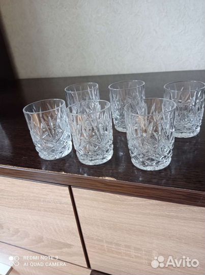 Стопки хрустальные СССР