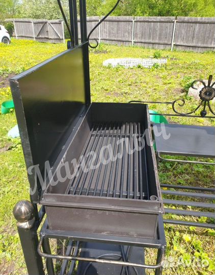 Мангал с крышей