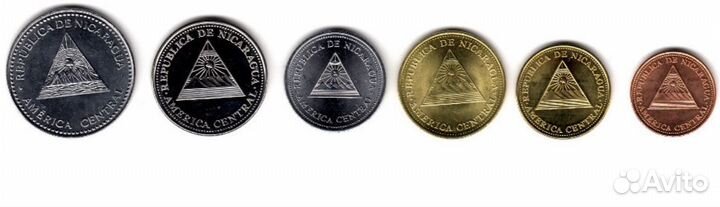 Набор монет Никарагуа