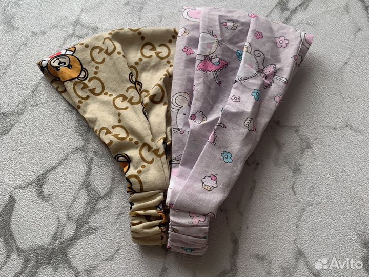 Косынка для девочки на резинке