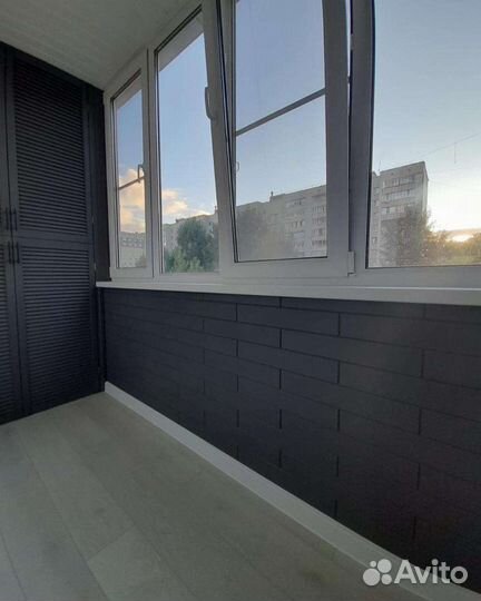 Обшивка балконов. Утепление. Окна