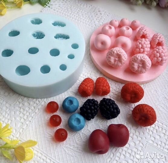 Молд силиконовый ягоды
