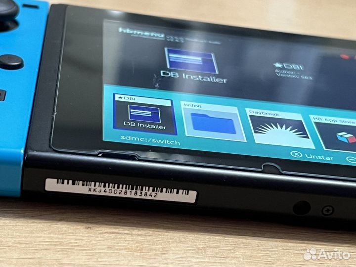 Прошитый Nintendo Switch v2 и 128Gb