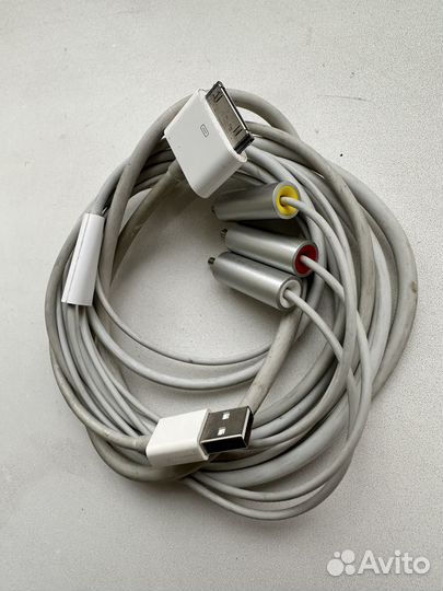 30-pin кабель AV для iPhone 3, 4, 4s / iPod 3, 4