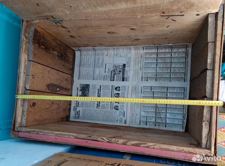 Ящик деревянный для хранения овощей 86х59х49 см