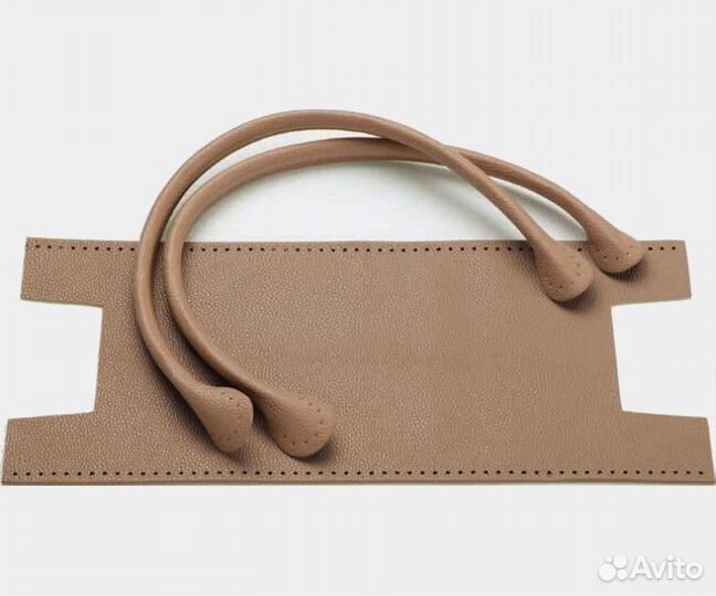 Кожаные ручки и дно для сумки