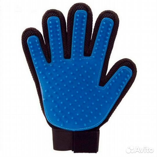 Перчатка для вычесывания шерсти домашних животных