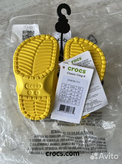 Новые Crocs детские 21/4