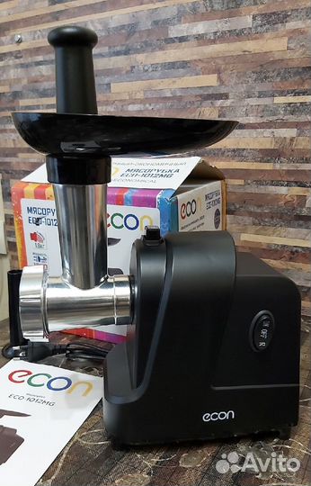 Мясорубка электрическая econ, новая