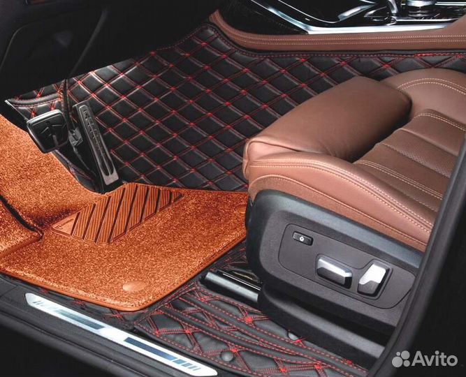 3D Коврики Infiniti QX70 Высокие Борта Экокожа