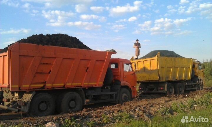Грунт плодородный, земля для благоустройства