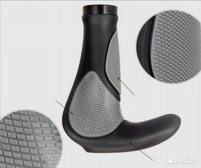 Грипсы с рогами для велосипеда