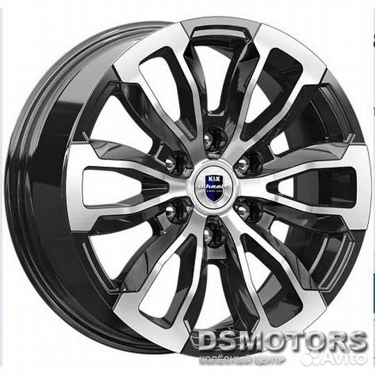 Диски Меконг 7.5/18 6x139.7 ET25 d106.1 алмаз чёрн