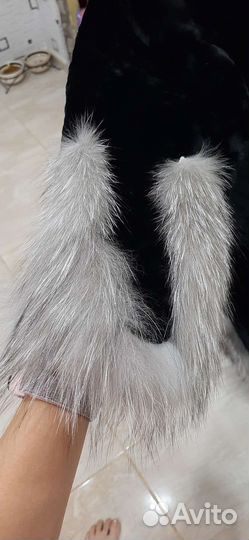 Шуба мутон с блюфрост