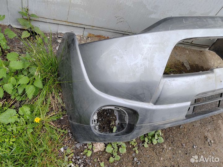 Передний бампер на mitsubishi outlander 3