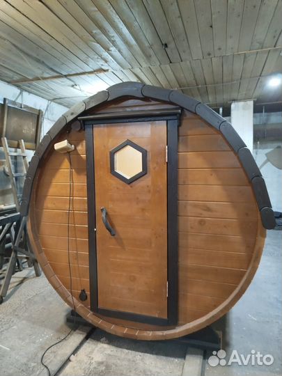 Баня бочка