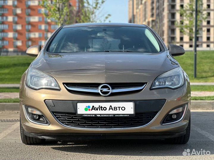 Opel Astra 1.4 AT, 2012, 141 539 км