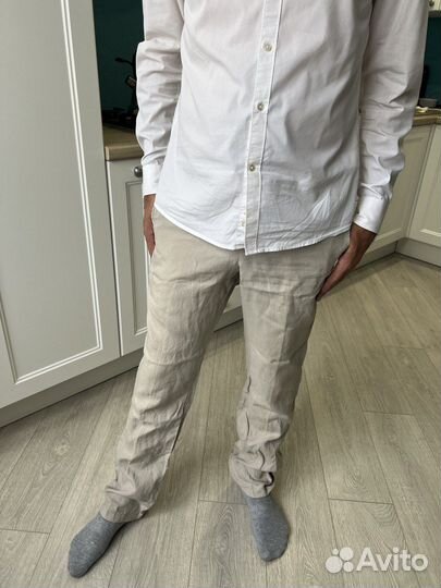 Льняные брюки