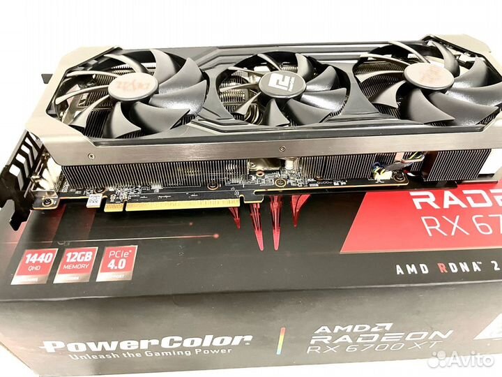 Видеокарта PowerColor Radeon rx6700xt, 12GB