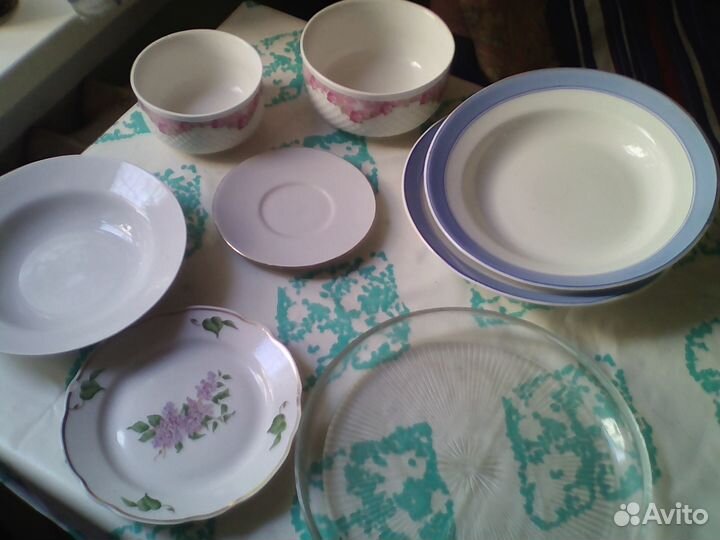 Посуда для сада и дачи 3 комплекта по 10 предметов