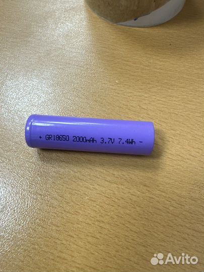 Аккумулятор 18650 2000mah, Li-ion 3.7V