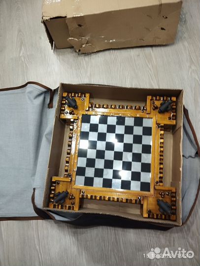 Шахматный стол ручная работа
