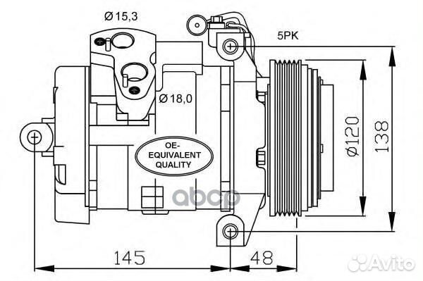 64526909628 Компрессор BMW X5 E53 (00) X5 4.4i