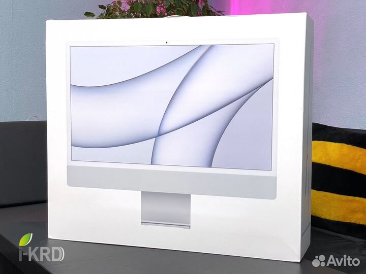 iMac 24 коробка в идеале (полный комплект)