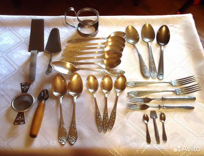 Кухон. утварь и посуда, ложки, вилки, винтаж, СССР