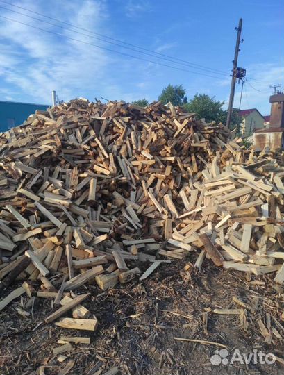 Дрова колотые, горбыль