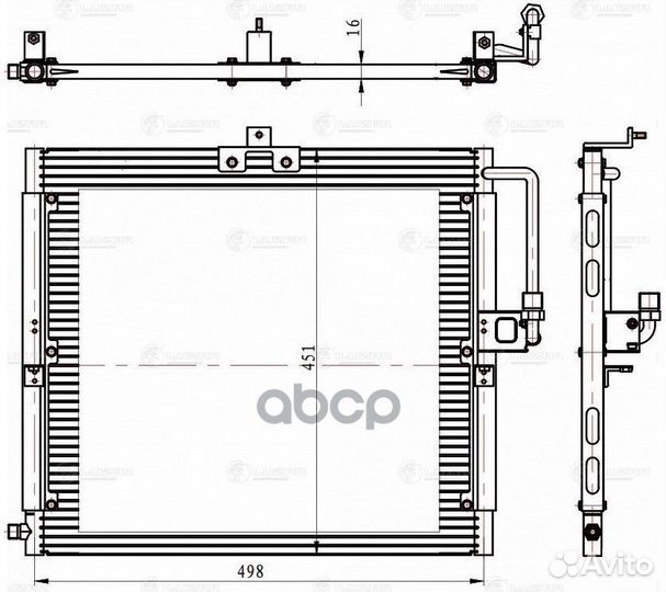 Конденсер mercedes-benz G (W463) (90) lrac 155