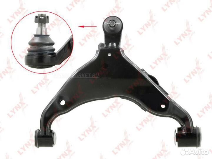 Lynxauto B5198L Рычаг подвески перед лев