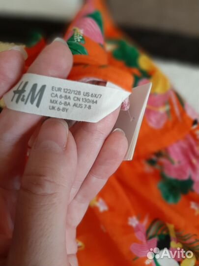 Платье сарафан для девочки h&m 104, 122/128