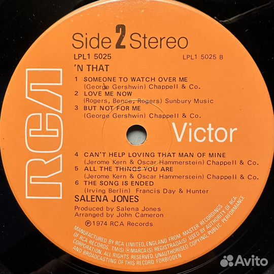 Salena Jones – This 'n That (Англия 1974г.)