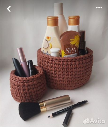 Интерьерные корзинки ручной работы
