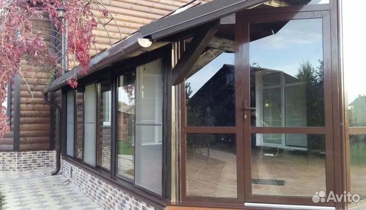 Остекление беседки веранды террасы
