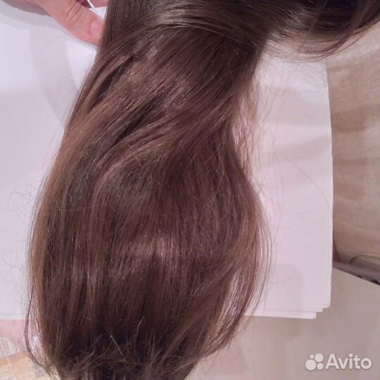 Шиньон. Волосы на заколках