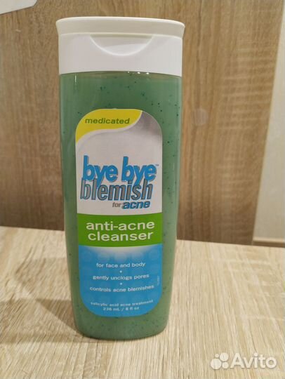Bye bye blemish anti acne cleanser