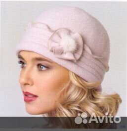 Шапка (шляпка) женская осенне-зимняя Шерсть, Новая