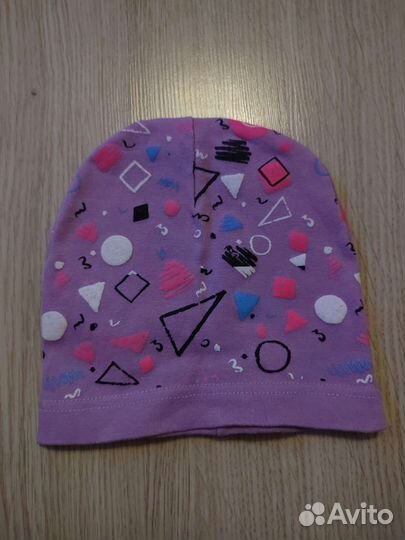 Шапка демисезонная для девочки 52 54
