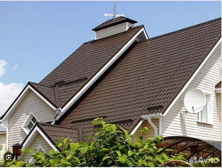 Металлочерепица Шоколад