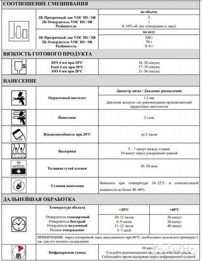 Лак прозрачный 2K HS/SR (комплект) CarSystem