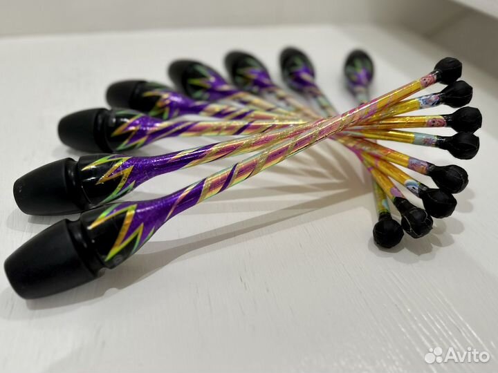 Обмотка предметов для художественной гимнастики